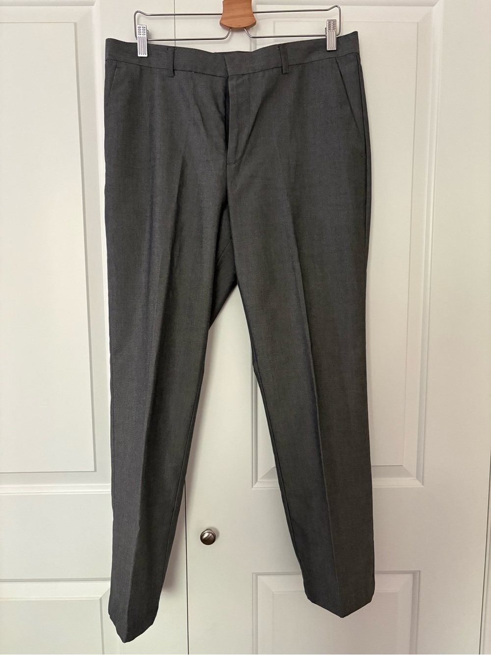 Perry Ellis Men's Dress Pants in Charcoal Gray